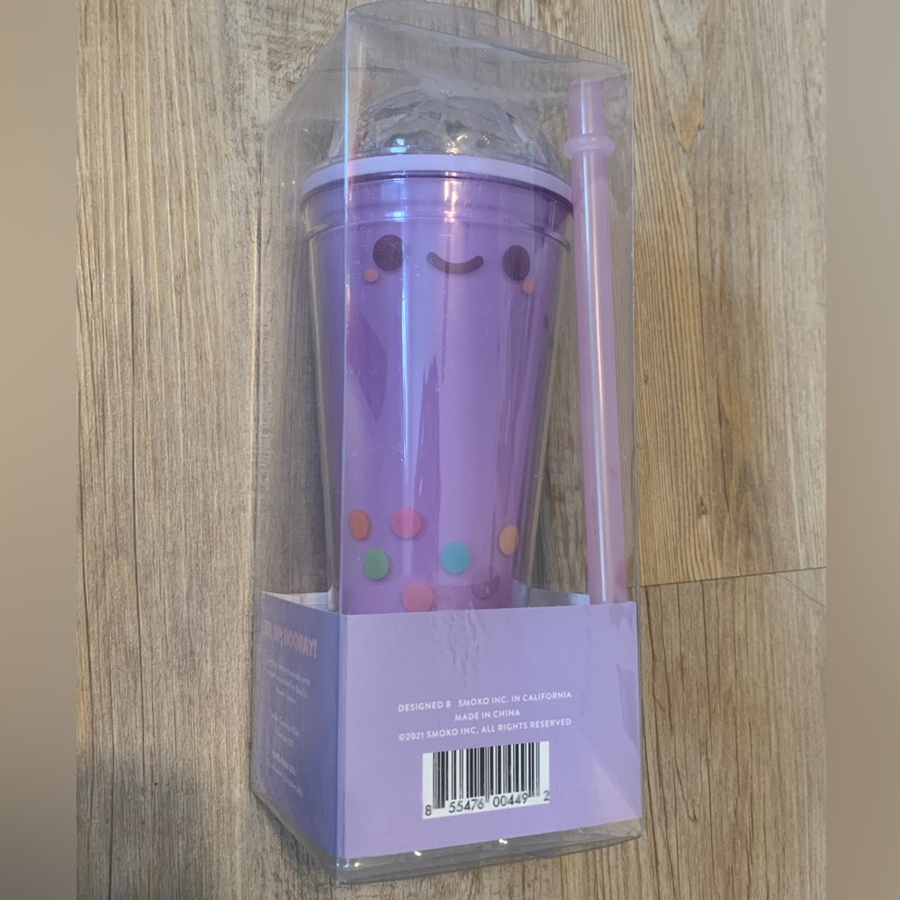 Smoke Taro Boba Tea Tumbler